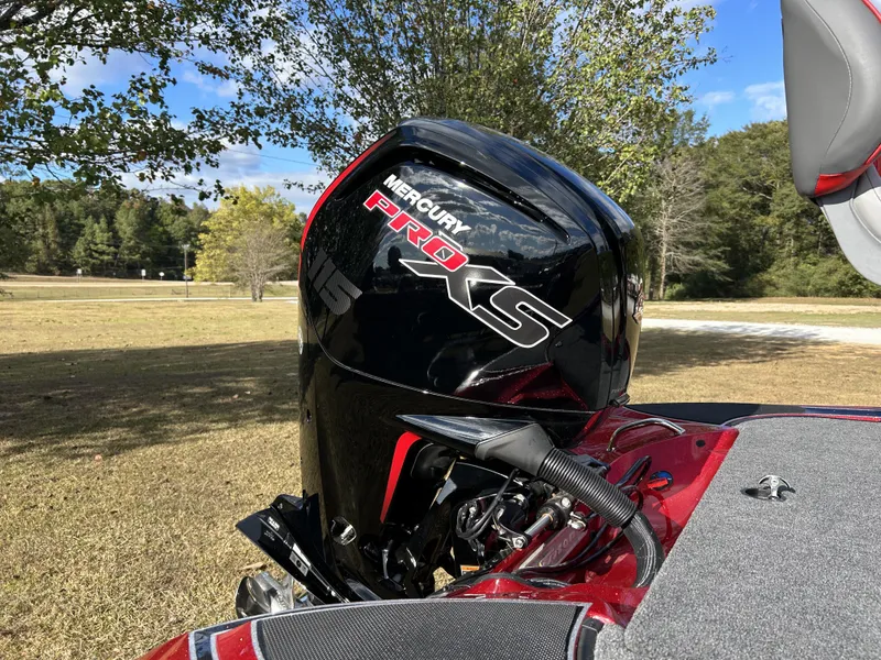 Slide: The Image of 2024 Triton 179 TrX with Mercury Pro XS outboard motor. - 4