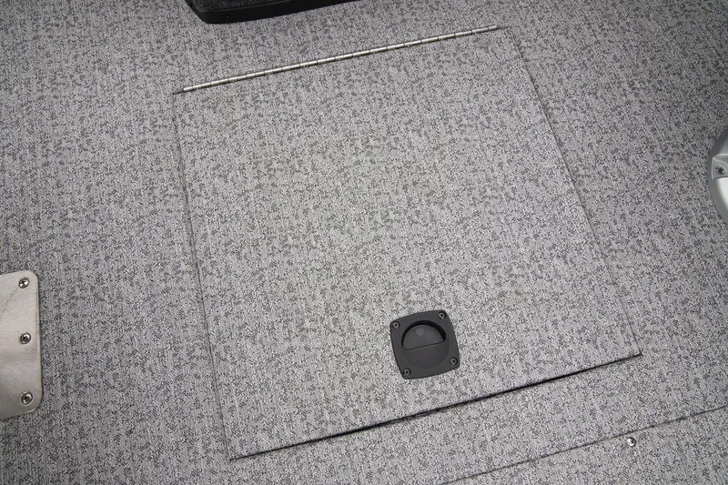 Slide: The Image of 2024 Ranger VS1782SC Reata boat deck with storage compartment. - 42