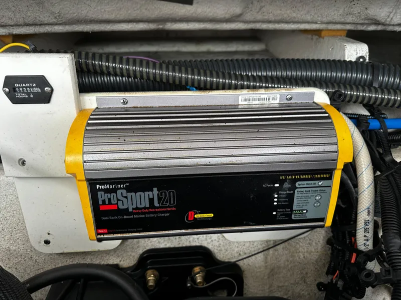 Slide: The Image of ProMariner ProSport 20 battery charger in a 2016 Crownline 285 SS boat. - 25