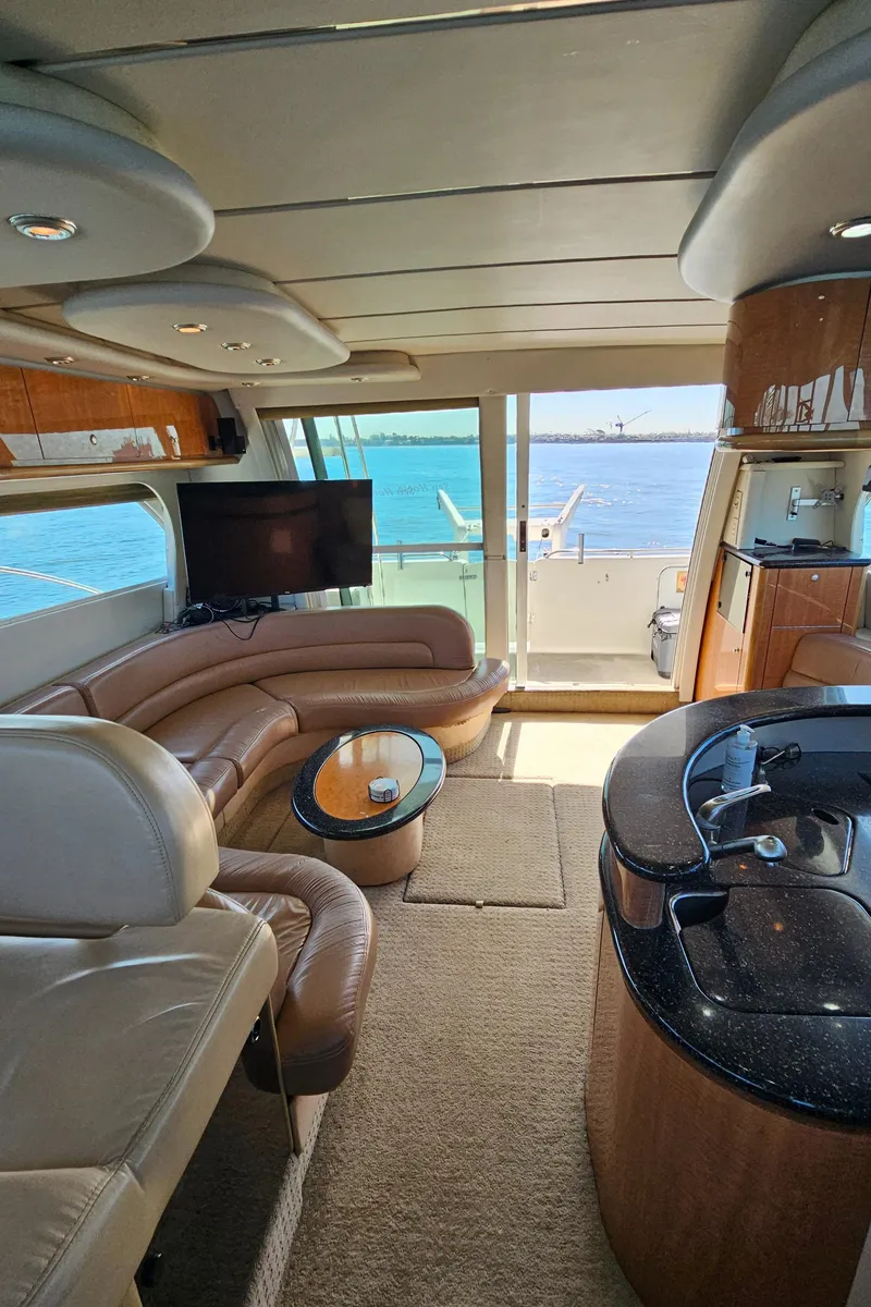Slide: The Image of Interior of 2002 Maxum 4600 SCB Limited Edition yacht. - 19