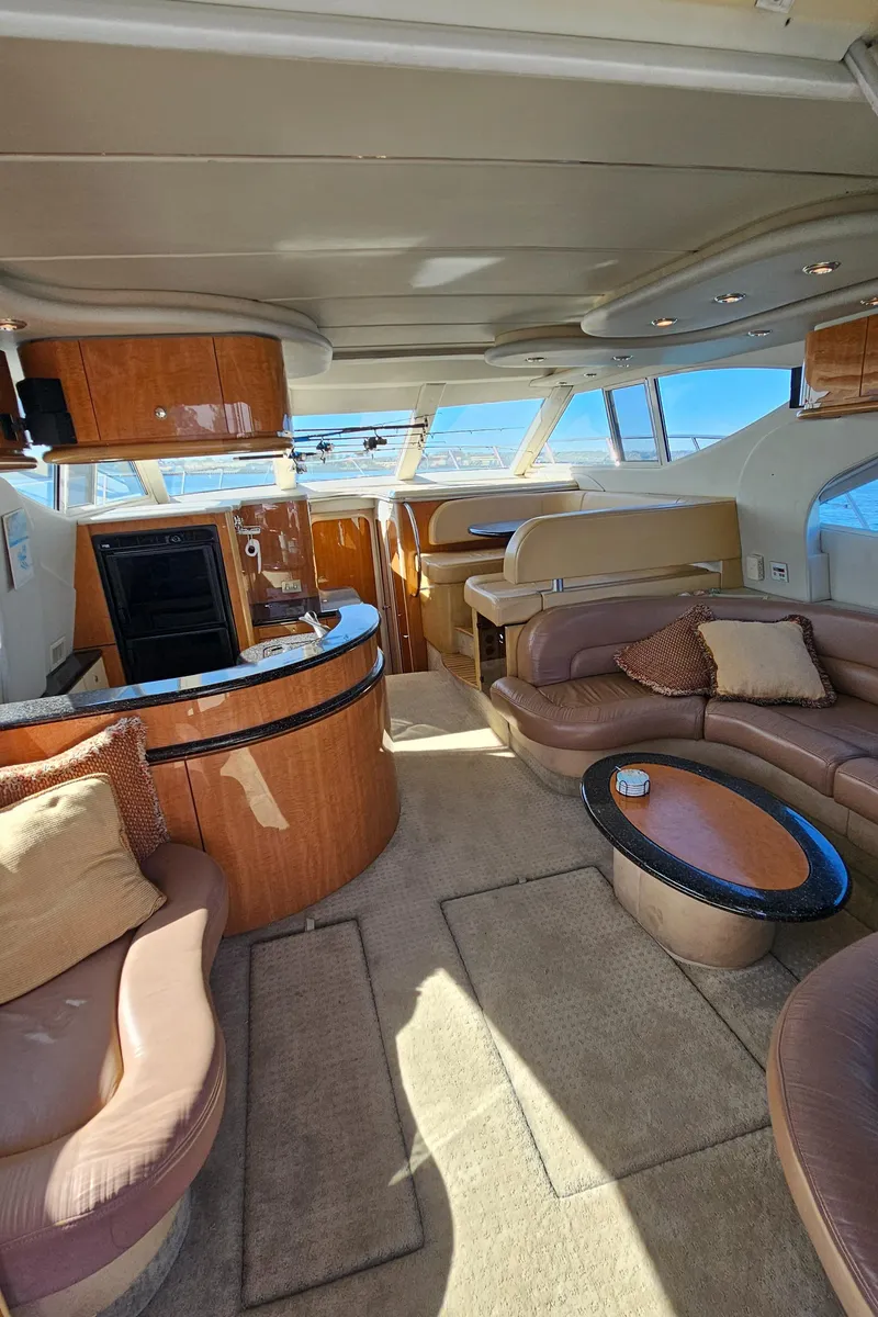 Slide: The Image of Luxurious interior of 2002 Maxum 4600 SCB Limited Edition yacht. - 22