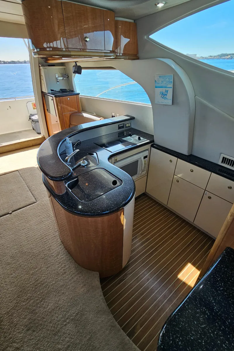 Slide: The Image of Interior of 2002 Maxum 4600 SCB Limited Edition yacht. - 26