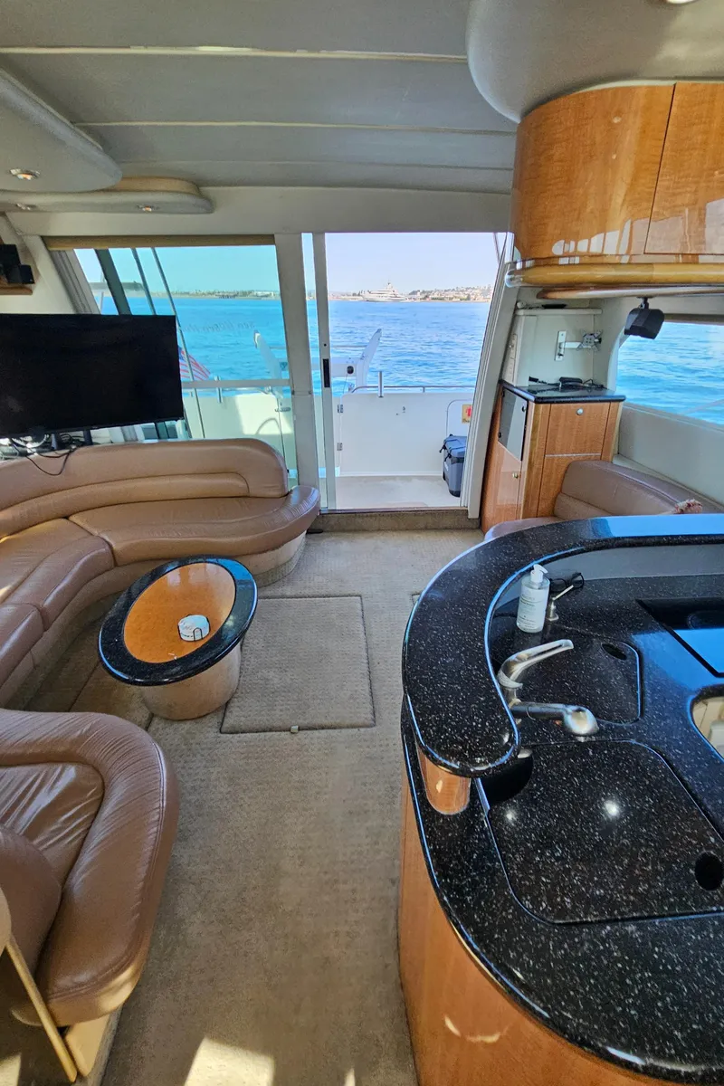 Slide: The Image of Interior of a 2002 Maxum 4600 SCB Limited Edition yacht. - 33