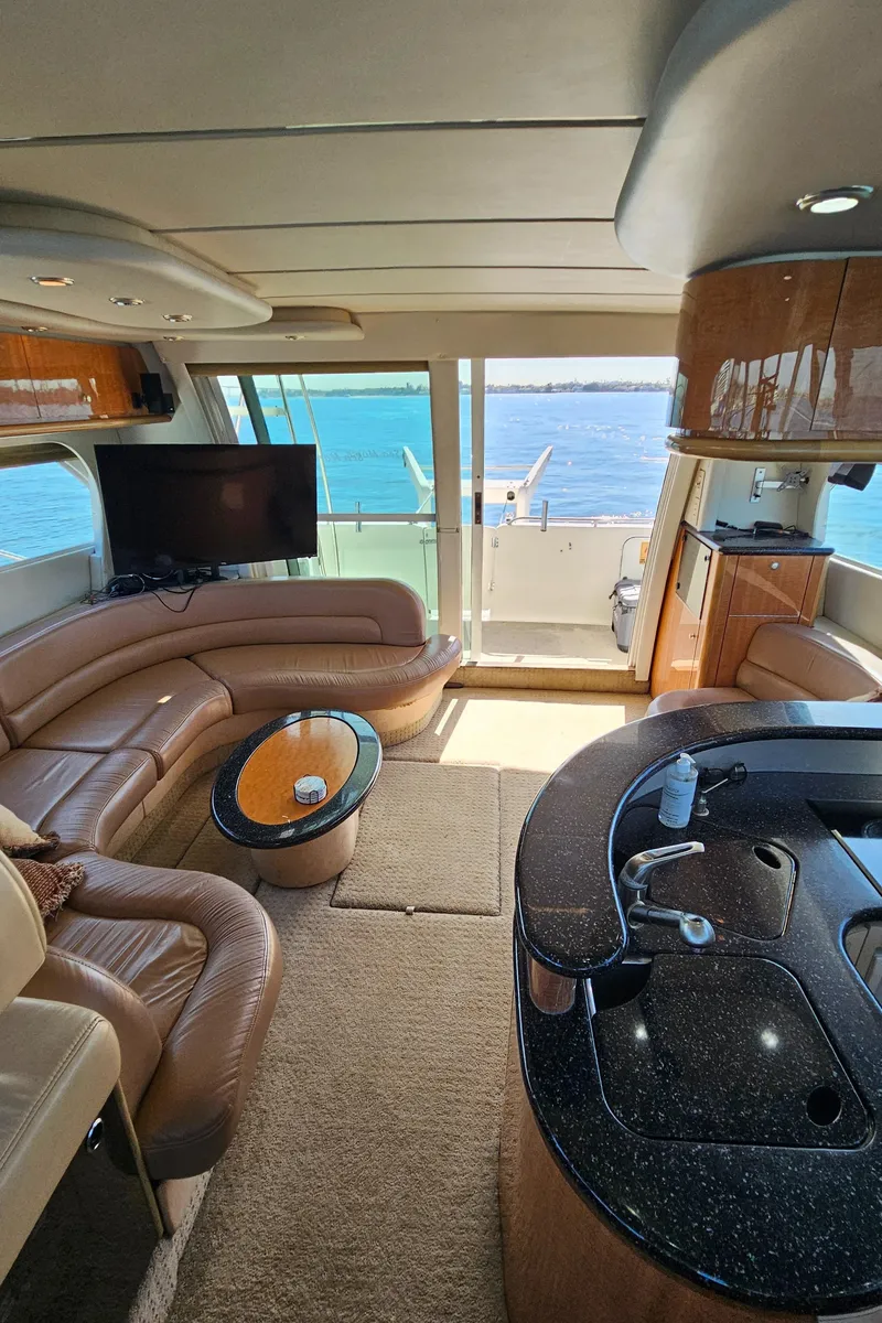 Slide: The Image of Interior of 2002 Maxum 4600 SCB Limited Edition yacht. - 34