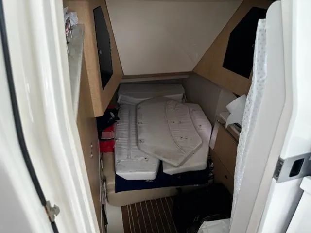 Slide: The Image of Interior cabin of a 2014 Boston Whaler 370 Outrage boat. - 9