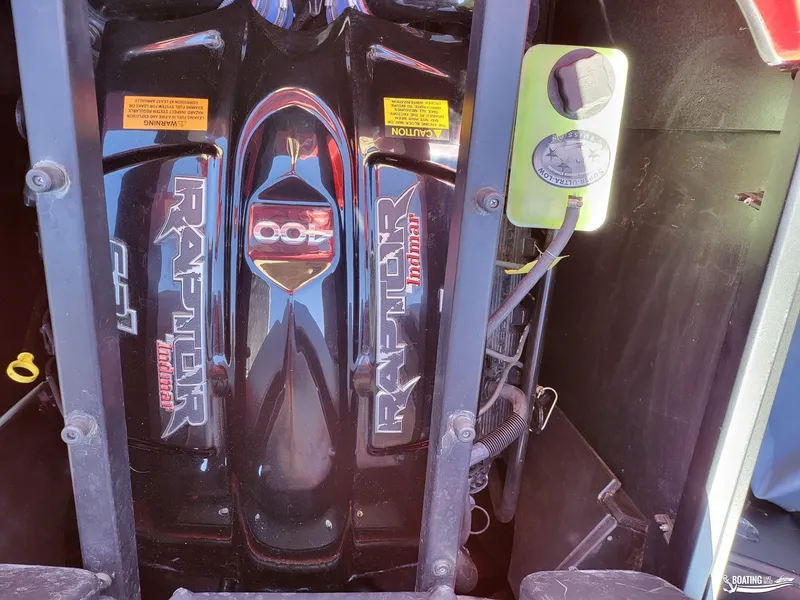 Slide: The Image of 2016 Tigé Z3 Raptor 400 engine compartment, showcasing Inmar engine details. - 22