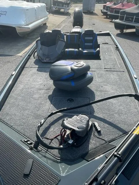 Slide: The Image of 2024 Ranger RT178C fishing boat with seating and equipment on deck. - 3