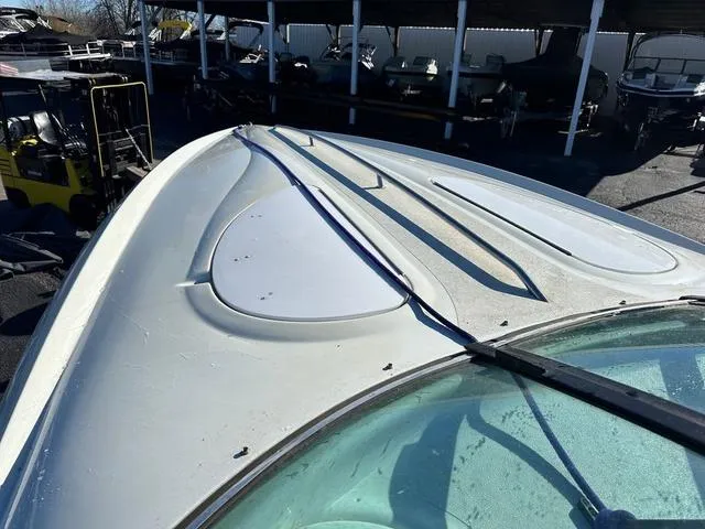 Slide: The Image of Close-up of Fusion MS-RA70 Bluetooth marine stereo on 1997 Baja Boss 302 boat. - 17