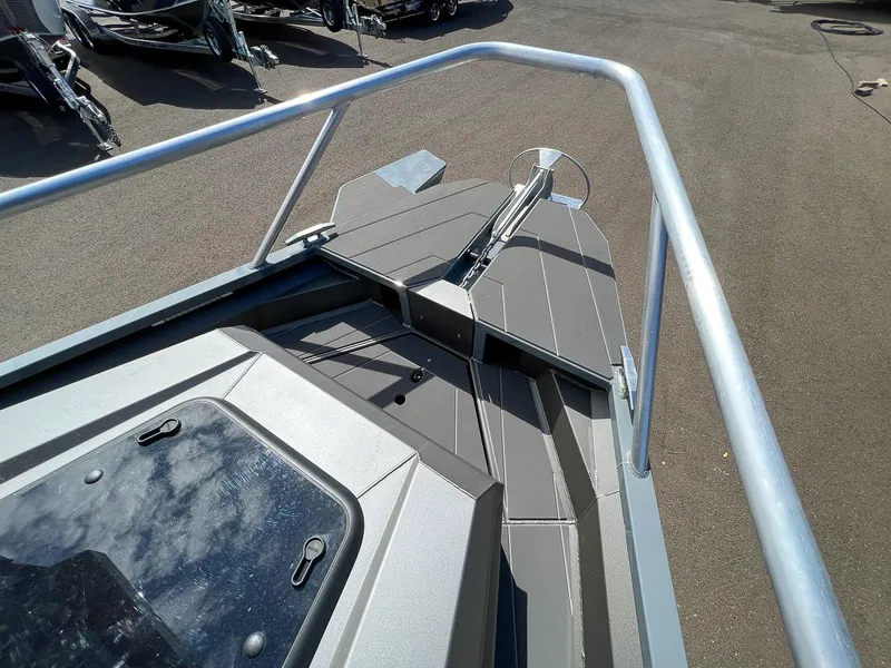 Slide: The Image of 2023 Stabicraft 2250 Ultra Centercab bow deck and anchor system. - 24