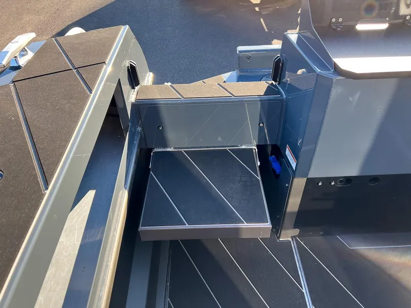 Slide: The Image of 2023 Stabicraft 2250 UltraCab WT boat interior step detail. - 23