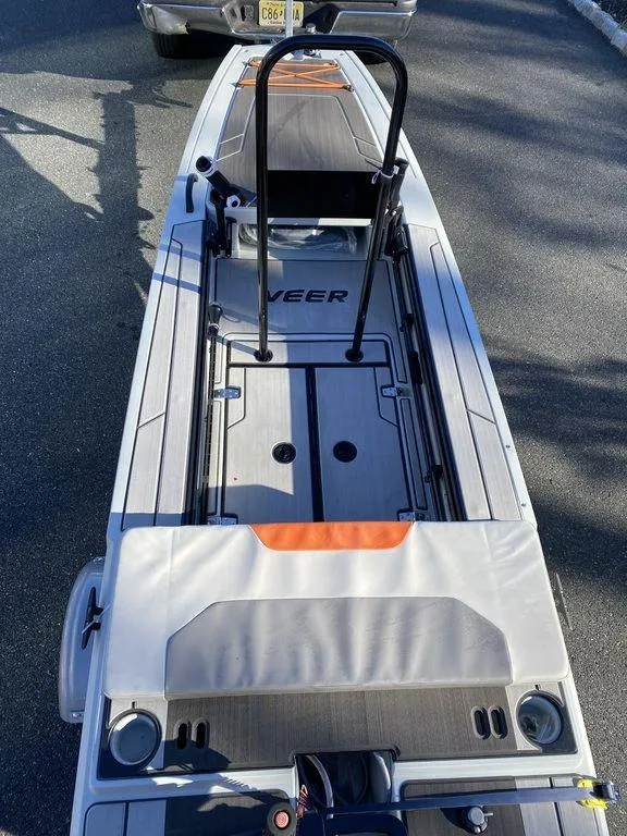 Slide: The Image of 2024 Veer V13 boat with sleek design and modern features on display. - 7