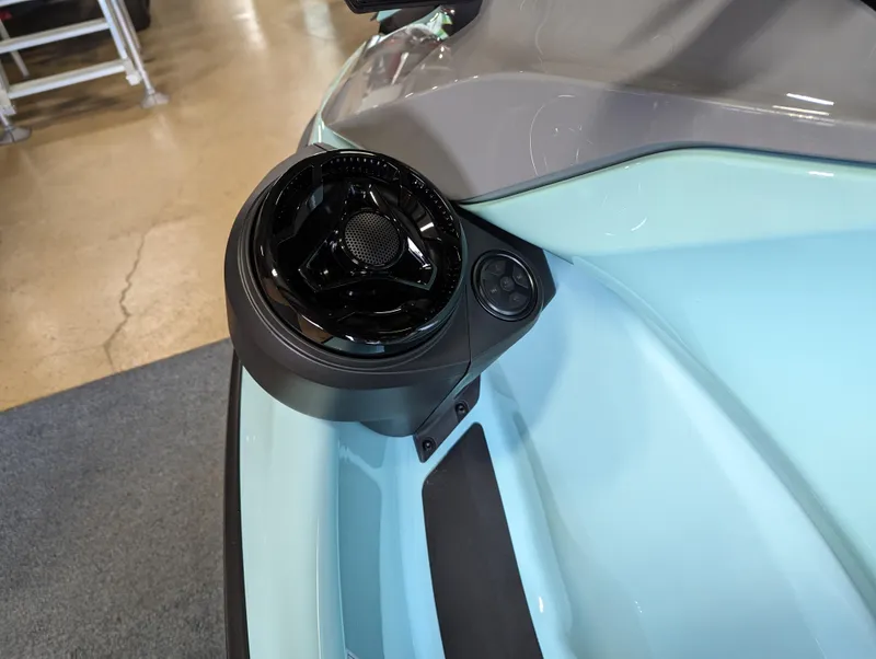 Slide: The Image of 2024 Sea-Doo Wake 170 BRP Premium Audio system close-up. - 6