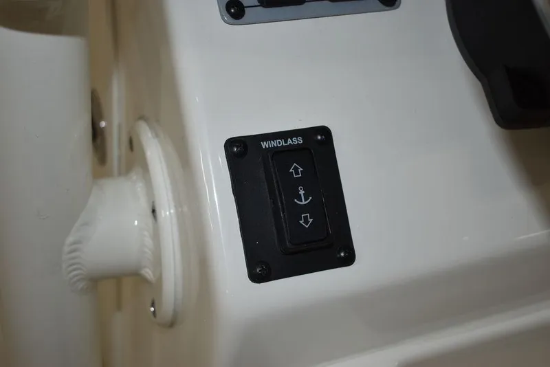 Slide: The Image of Windlass control switch on 2024 Key West 244 CC boat. - 28