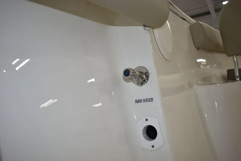 Slide: The Image of 2024 Key West 244 CC boat raw water outlet. - 39
