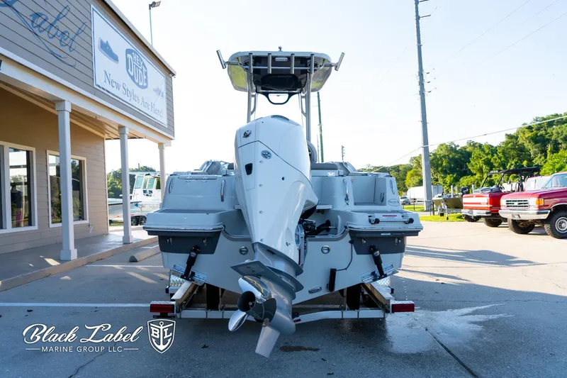 Slide: The Image of 2024 Finseeker 220 FinSeeker boat displayed at Black Label Marine Group. - 4
