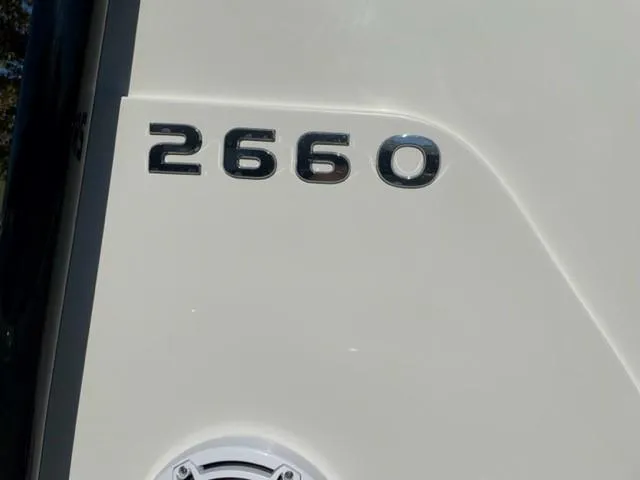 Slide: The Image of 2024 Ranger 2660 Bay model emblem on white surface - 4