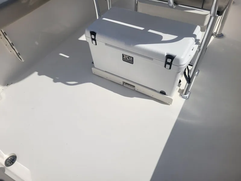 Slide: The Image of 2024 Key West 239 FS boat deck with cooler. - 17