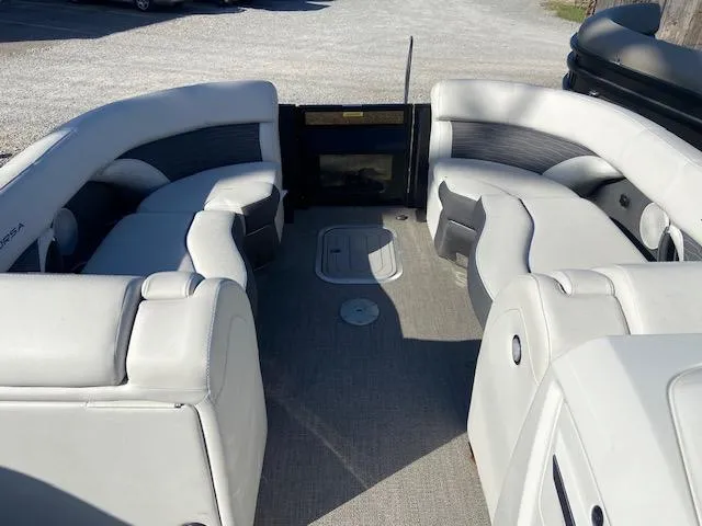 Slide: The Image of 2023 Barletta Corsa 23 UC interior with plush seating and modern design. - 11