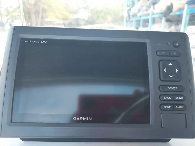 Slide: The Image of Garmin echoMAP DV on 2000 Eastern 19 Center Console boat. - 6
