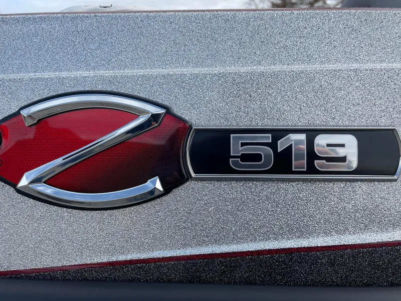 Slide: The Image of 2024 Ranger Z519 Ranger Cup Equipped boat emblem on metallic finish. - 4