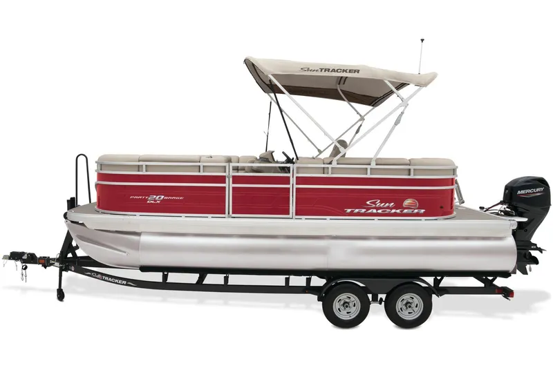 Slide: The Image of Sun Tracker Party Barge 20 DLX 2024 - 16