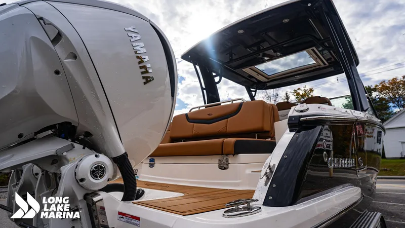 Slide: The Image of 2024 Chaparral 300 OSX boat with Yamaha engine at Long Lake Marina. - 15