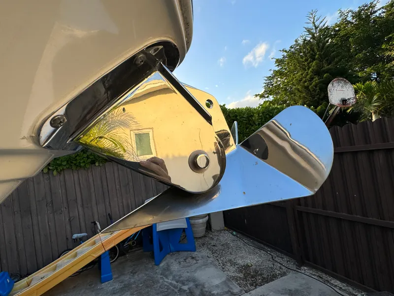 Slide: The Image of Close-up of a 2022 Sea Fox 248 Commander boat propeller. - 45