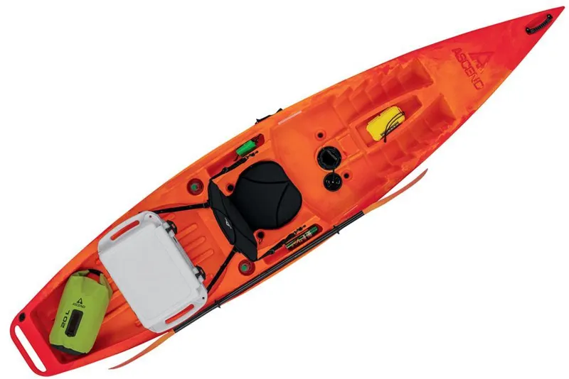 Slide: The Image of Ascend 12R Sport Sit-On - Orange/Red 2021 - 6