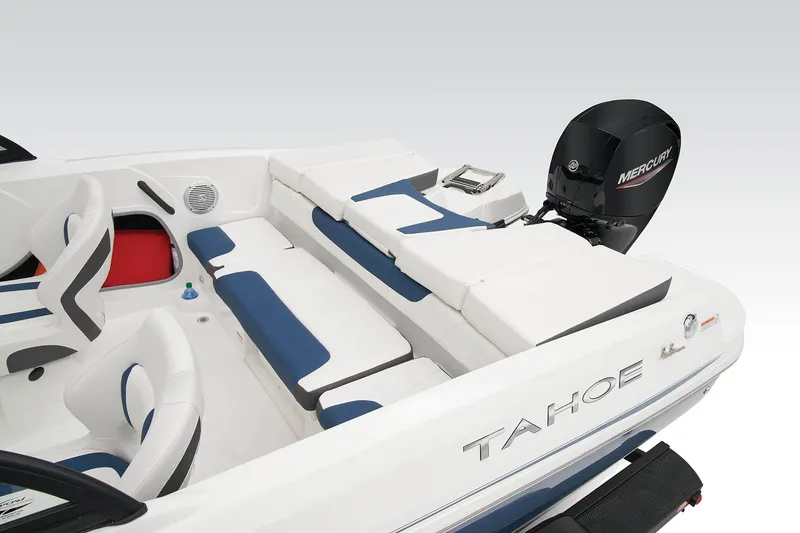 Slide: The Image of 2024 Tahoe 185 S boat seat, white and black design, modern and comfortable. - 19