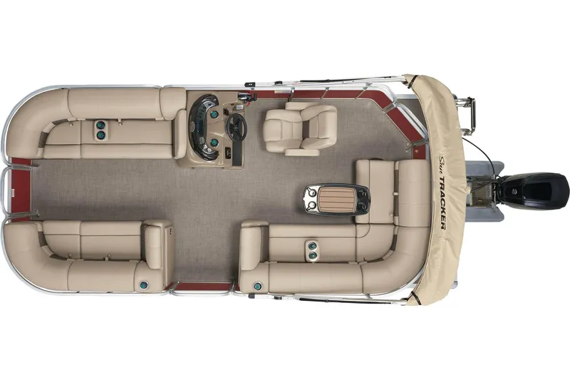 Slide: The Image of Sun Tracker Party Barge 20 DLX 2023 - 15