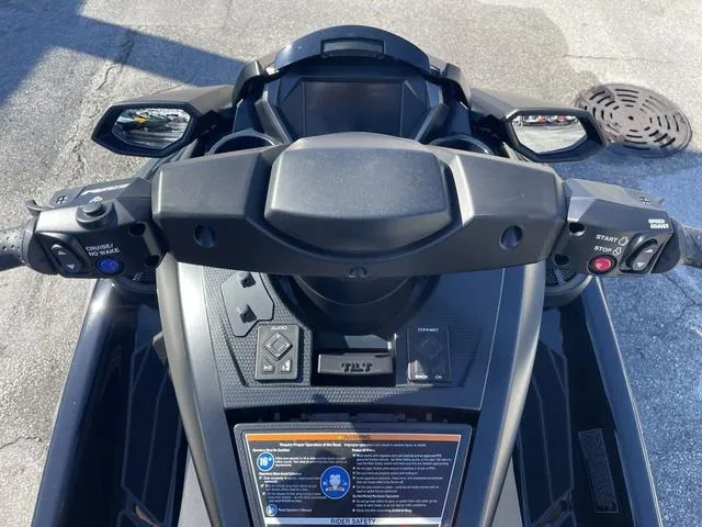 Slide: The Image of 2024 Yamaha Waverunner FX SVHO® with Audio System dashboard and controls. - 15