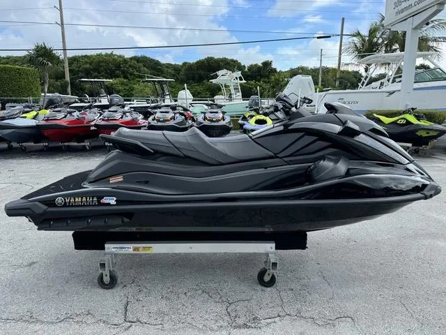 Slide: The Image of 2024 Yamaha Waverunners GP SVHO™ With Audio, couple riding on water. - 5