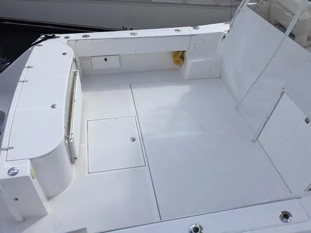 Slide: The Image of Spacious deck of a 2015 Stamas 390 Aegean boat. - 10
