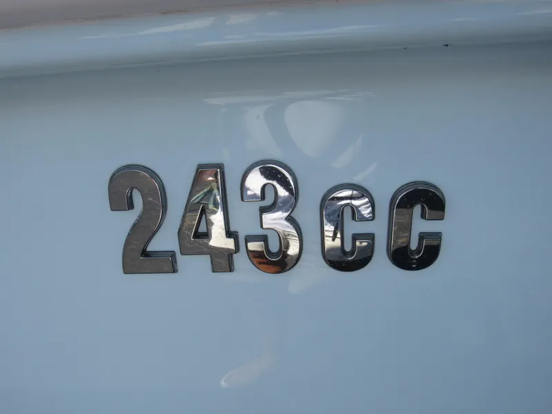 Slide: The Image of 2019 Everglades 243 CC boat model emblem - 27