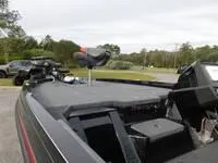 Slide: The Image of 2024 Ranger Z519 fishing boat with seating and equipment on deck. - 11