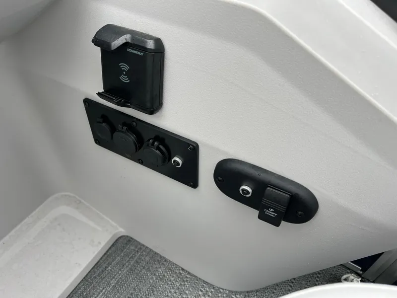 Slide: The Image of Control panel of 2024 Godfrey SWEETWATER 2286 SB pontoon boat. - 18