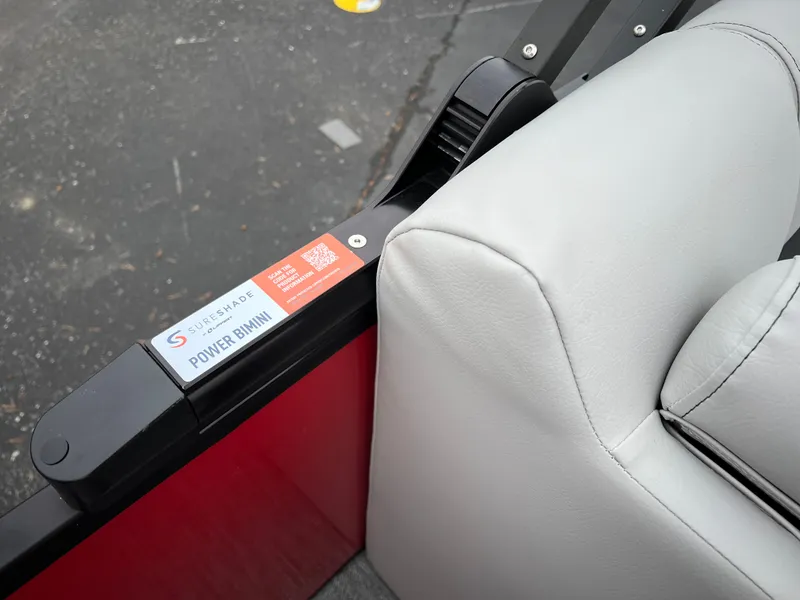 Slide: The Image of 2024 Godfrey SWEETWATER 2286 SB boat interior with Power Bimini label. - 23