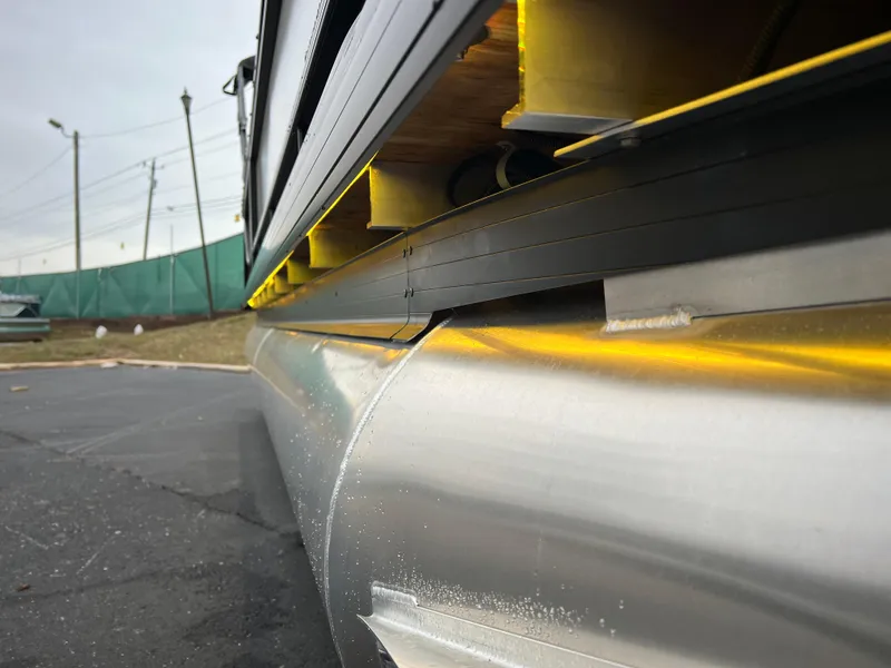 Slide: The Image of Close-up of 2024 Godfrey SWEETWATER 2286 SB pontoon boat exterior. - 4