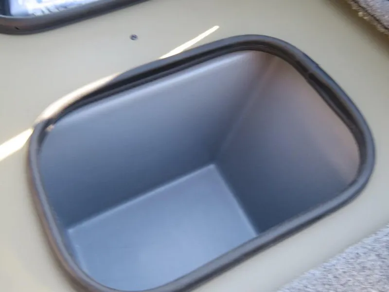 Slide: The Image of 2024 Ranger RT188P storage compartment. - 17