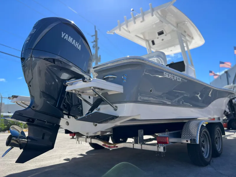 Slide: The Image of 2024 Sea Fox 251 Bay Fox with Yamaha 300 V6 4.2L outboard engine. - 37