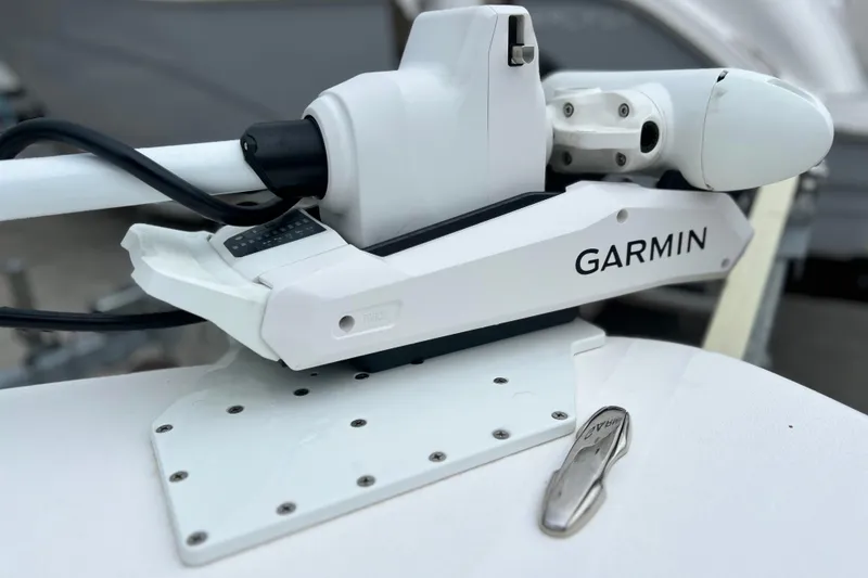 Slide: The Image of Garmin equipment on 2024 Sea Fox 251 Bay Fox boat, close-up view. - 53