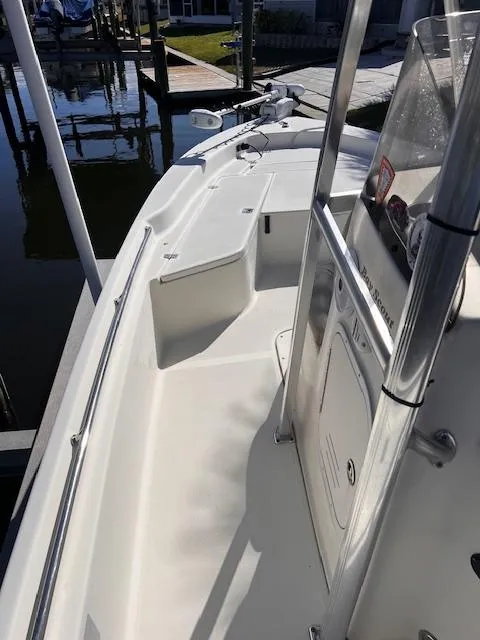 Slide: The Image of 2007 Scout 220 Bay Scout boat interior, docked at marina. - 6