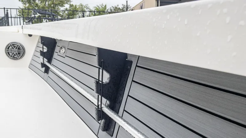 Slide: The Image of Close-up of the interior detailing of a 2024 Pathfinder 2300 HPS boat. - 20