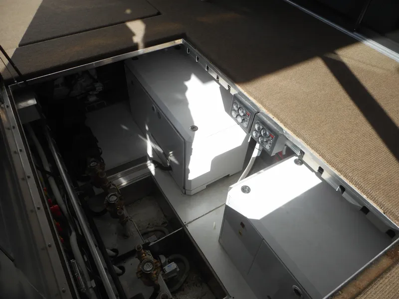 Slide: The Image of Engine compartment of Adonia Radiance Share #12, 2022 model, showcasing mechanical components. - 45