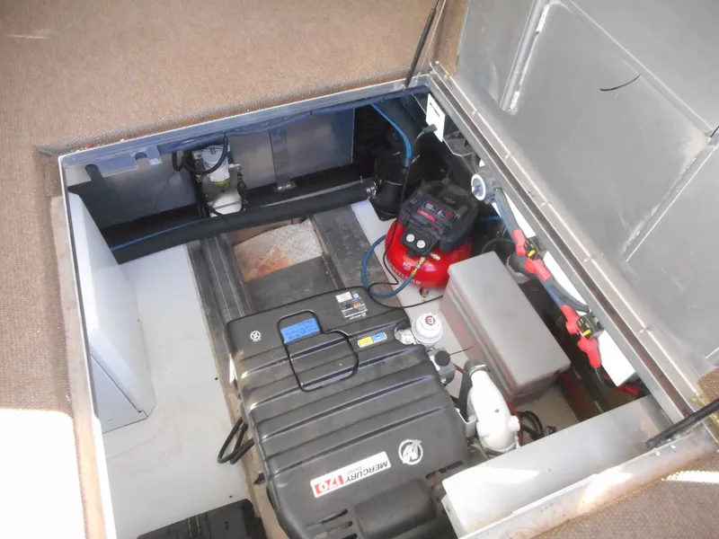 Slide: The Image of Engine compartment of 2022 Adonia Radiance Share #12 with visible components and wiring. - 46