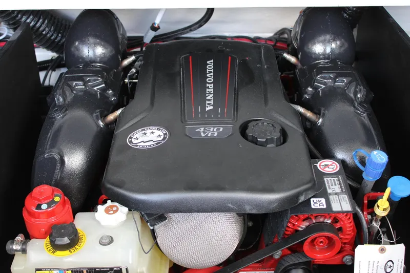 Slide: The Image of 2024 Regal LS9 Surf boat engine, Volvo Penta 430 V8. - 13