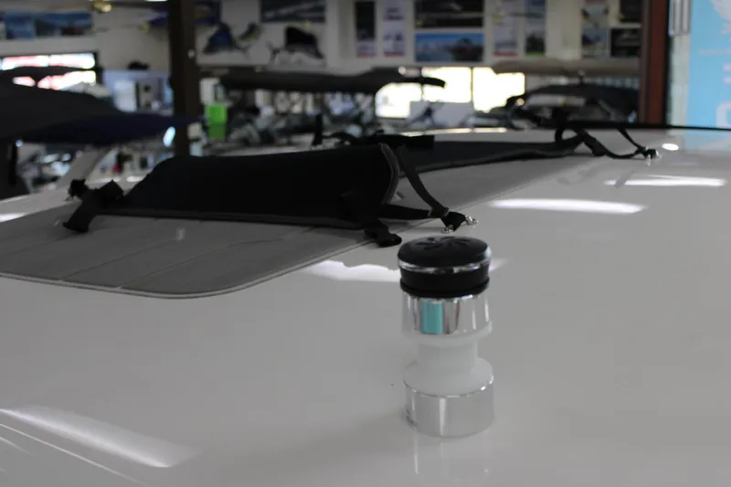 Slide: The Image of 2024 Regal LS9 Surf boat interior detail with equipment and accessories. - 46