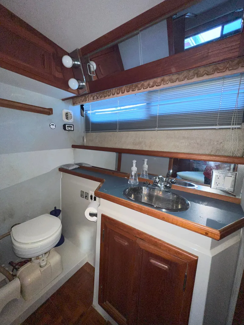 Slide: The Image of Carver 3807 Aft Cabin Motor Yacht 1987 - 38