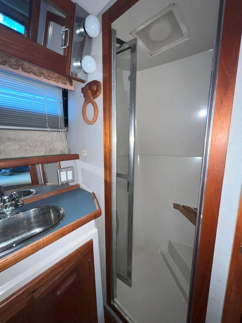 Slide: The Image of Carver 3807 Aft Cabin Motor Yacht 1987 - 40