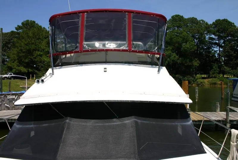Slide: The Image of Carver 3807 Aft Cabin Motor Yacht 1987 - 5